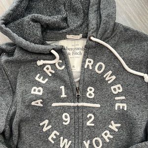 Abercrombie Mens Zip Hoodie. Size XL